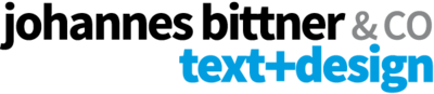johannes bittner & co text+design: Text, Konzept, Layout, Webdesign